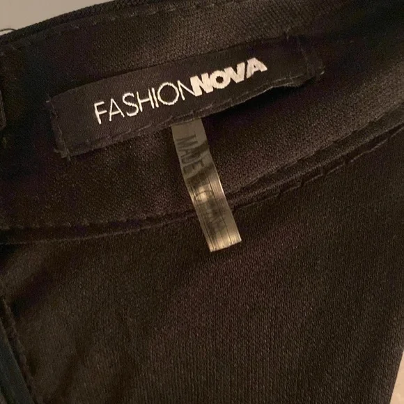 Fashion Nova 1XL black long dress with silver beads - Picture 11 of 13